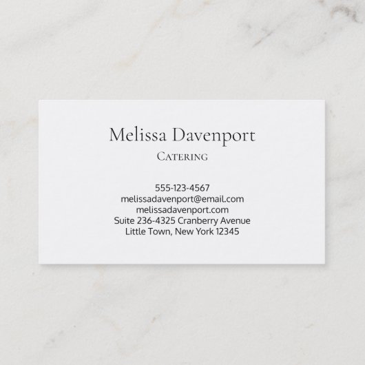 Waterverf Macarons Frans deeg Visitekaartje (Achterkant)