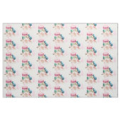 Waterverf Macarons op witte achtergrond Stof (Fat Quarter)