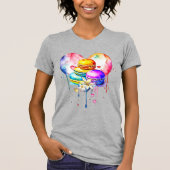 Waterverf Macarons T-shirt (Voorkant)