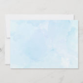 Waterverf Macaroons Baby Boy Birthday Foto Kaart (Achterkant)