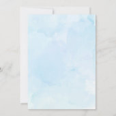 Waterverf Macaroons Baby Boy Shower Kaart (Achterkant)