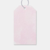 Waterverf Macaroons Baby shower Cadeaulabel (Achterkant)