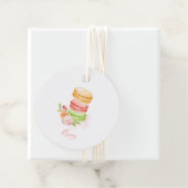 Waterverf Macaroons Baby shower CadeauLabels Bedankjes Labels (In situ)