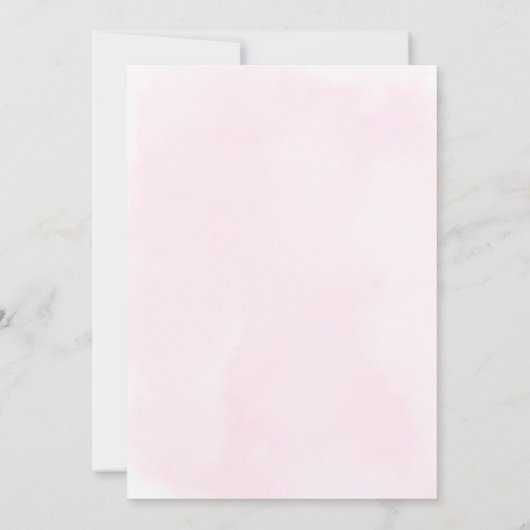 Waterverf Macaroons Baby shower-uitnodiging Kaart (Achterkant)