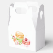 Waterverf Macaroons met Cherry Bedankdoosjes (Geopend)
