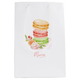 Waterverf MacaroonsGift Bag Medium Cadeauzakje