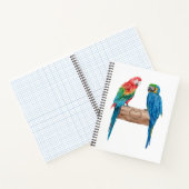 Waterverf Macaw Bird Parrot Lover Notitieboek (Binnen)