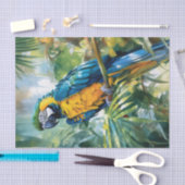 Waterverf Macaw Tropische Decoupage Tissuepapier (Craft)