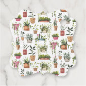 Waterverf Macrame Logo | Business Hang Label (Achterkant)