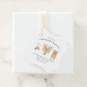 Waterverf Macramé Logo | Zakelijk Hangtag Bedankjes Labels (In situ)