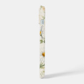 Waterverf Madeliefje Wilde Bloem Botanisch iPhone 15 Case (Linkerkant)