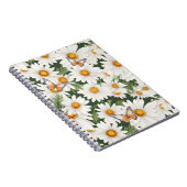 Waterverf madeliefjes en monarchvlinders notitieboek (Rechterzijde)