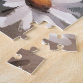 Waterverf madeliefjes Schattige bloemmotief Legpuzzel (Zijkant)