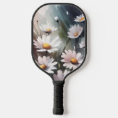 Waterverf madeliefjes Schattigee bloemenpatroon aa Pickleball Paddle (Achterkant)