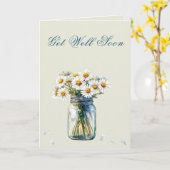 Waterverf madeliefjes worden snel beter Kaart met  (Gele Bloem)