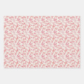 Waterverf Magenta en Pink Berry takken Inpakpapier Vel (Voorkant 2)