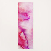 Waterverf magenta stropdas-kleurstof yogamat (Voorkant)