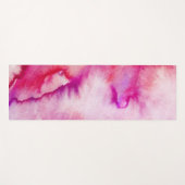 Waterverf magenta stropdas-kleurstof yogamat (Voorkant (horizontaal))