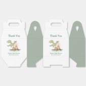 Waterverf Magic Dragon Mountain Boy Baby shower Bedankdoosjes (Ongevouwen)