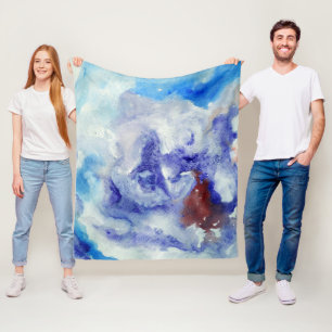 Waterverf Magic Fleece Deken