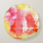 Waterverf Magic Rond Kussen (Achterkant)