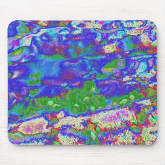 Waterverf Magisch, digitaal abstract Muismat (Voorkant)