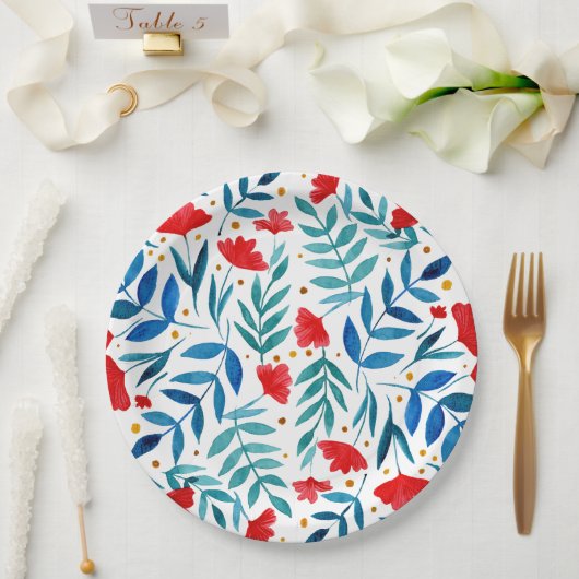 Waterverf Magische Garden Papieren Bordje (Huwelijk)