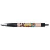 Waterverf Magische Owl met regenboogveren Pen (Voorkant)