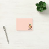 Waterverf Magische Owl met regenboogveren Post-it® Notes (Kantoor)