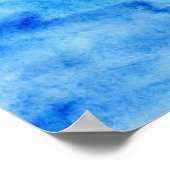 Waterverf magische walvis poster (Hoek)