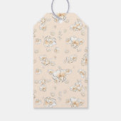 Waterverf Magnolia Bruid Vrijgezellenfeest Cadeaulabel (Achterkant)