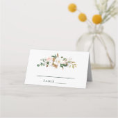 Waterverf Magnolia bruiloft uitnodiging escort Kaa (Voorkant)