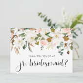 Waterverf Magnolia Cotton Garland Jr. Bridesmaid (Staand voorkant)