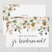 Waterverf Magnolia Cotton Garland Jr. Bridesmaid (Voorkant / Achterkant)
