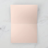 Waterverf Magnolia Cotton Garland Wedding Bedankkaart (Binnen)