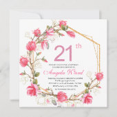 Waterverf magnolia f. kaart (Voorkant)