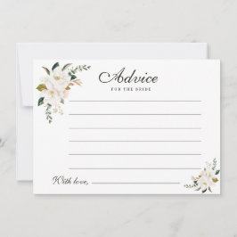 waterverf magnolia floral advieskaart