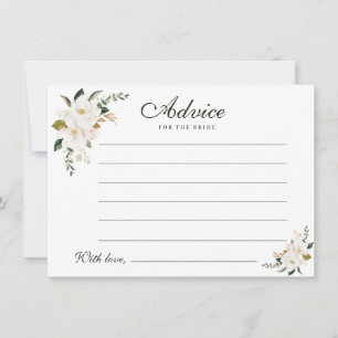 waterverf magnolia floral advieskaart