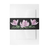 Waterverf Magnolia Floral Uitnodigingen Wikkel (Voorkant Voorbeeld)
