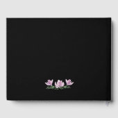 Waterverf Magnolia Floral Wedding Gastenboek (Achterkant)