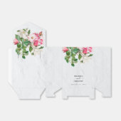 Waterverf Magnolia Flowers Wedding Bedankdoosjes (Uitgevouwen)