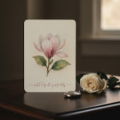 Waterverf Magnolia Sympathy Card