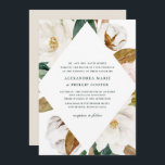 Waterverf Magnolia Wedding Invitation Kaart<br><div class="desc">Onze Waterverf Magnolia bruiloft uitnodiging is doordrenkt met chique,  moderne flair en luxe waterverf textuur. Voeg uw namen en trouwdetails toe aan de smaakvolle mix van lettertypen van dit ontwerp. Deze glamoureuze bruidssuite is zeker een show-stopper!</div>