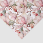 Waterverf Magnolia Weefseldocument Tissuepapier (Detail)