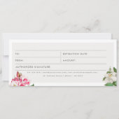 Waterverf Magnolias Logo Cadeaubon (Voorkant)