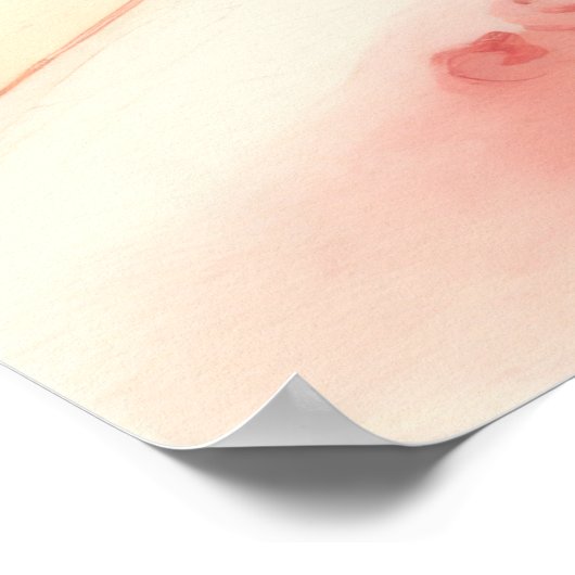 Waterverf Mahjong Art Print (Hoek)