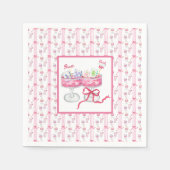 Waterverf Mahjong Grandmillennial Cocktail Party Servet (Voorkant)