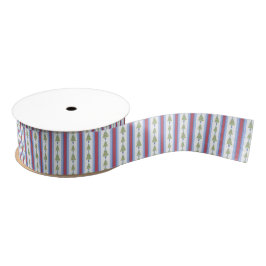Waterverf Mahjong kerstboom Grosgrain Lint