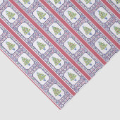 Waterverf Mahjong kerstboom Tissuepapier (Detail)