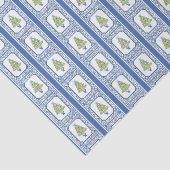 Waterverf Mahjong kerstboom Tissuepapier (Detail)